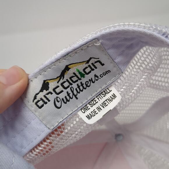 Idaho No Vacancy Snapback Trucker Hat Pink One Size 6 Panel Arcadian Outfitters - Picture 9 of 9